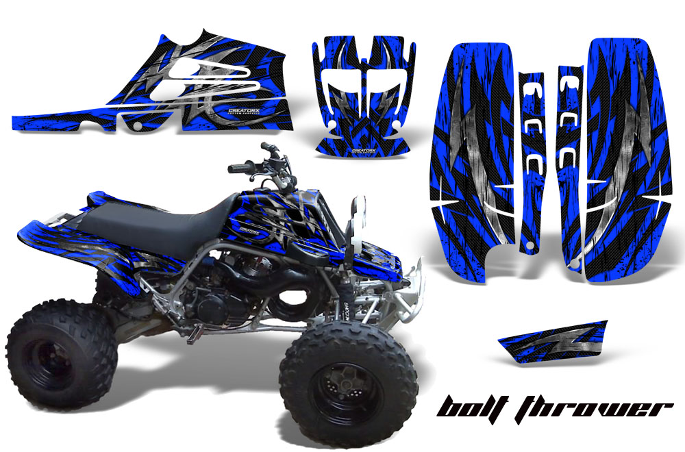 Yamaha Banshee Full Bore Graphic Kit Bolt Thrower Blue BB